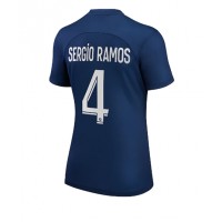 Paris Saint-Germain Sergio Ramos #4 Fotballklær Hjemmedrakt Dame 2022-23 Kortermet